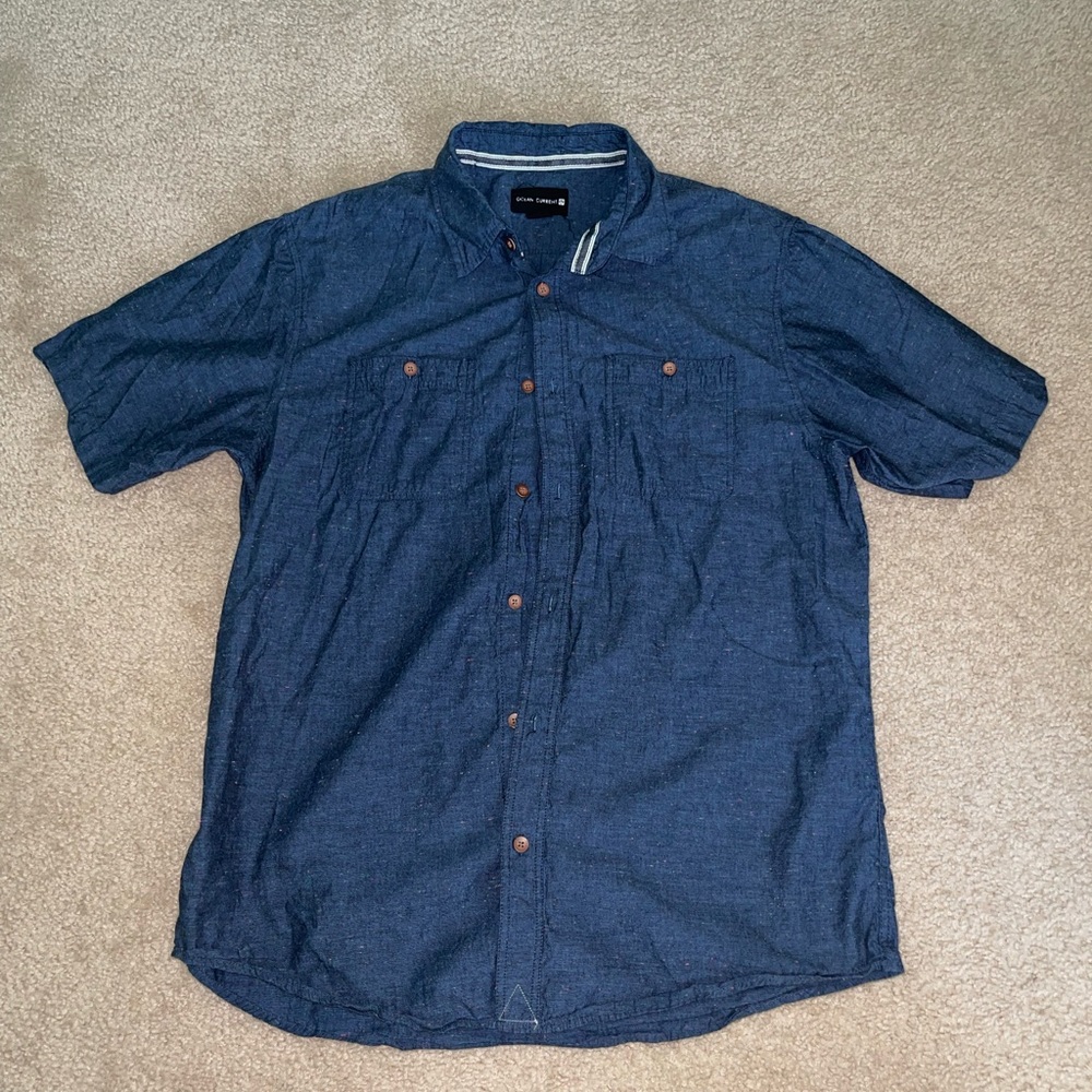 Ocean Current Men’s Button Down Shirt